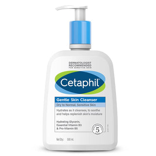 Cetaphil Gentle Skin Cleanser For Dry, Normal Sensitive Skin, 500ml