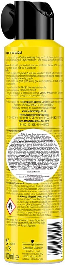 Schwarzkopf got2b GLUED Blasting Freeze Spray