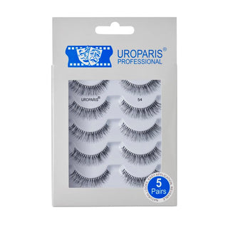 Uroparis 54 Eyelashes for Women — Pack of 5