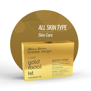 Aroma Magic Gold Facial Kit (Golden), Pack of 1