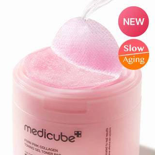Medicube PDRN Pink Collagen Toning Gel Toner Pads 70P
