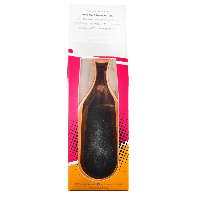 Roots Zero Tangle Golden Paddle Hair Brush