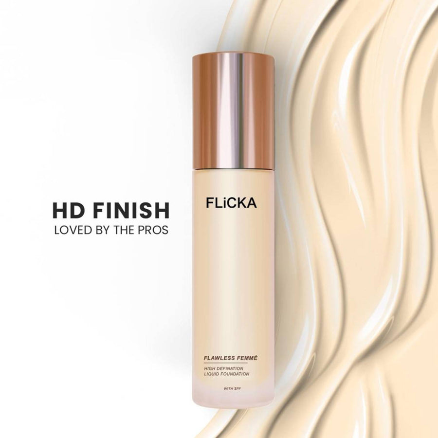 Flicka Flawless Femme HD Liquid Foundation 35ml