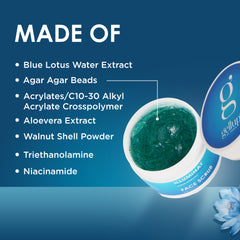 Illuminat korean Glass Finish Face Scrub with Blue Water Extract