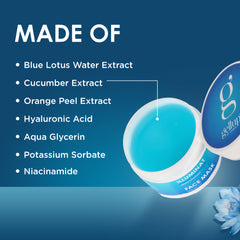 Illuminat korean Glass Finish Face Mask with Blue Water Extract