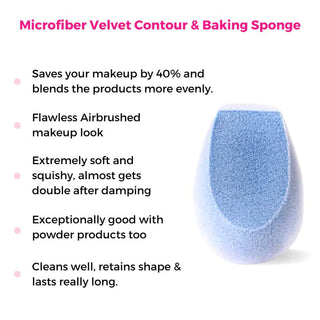 Praush Beauty Original Microfiber Velvet Baking Sponge