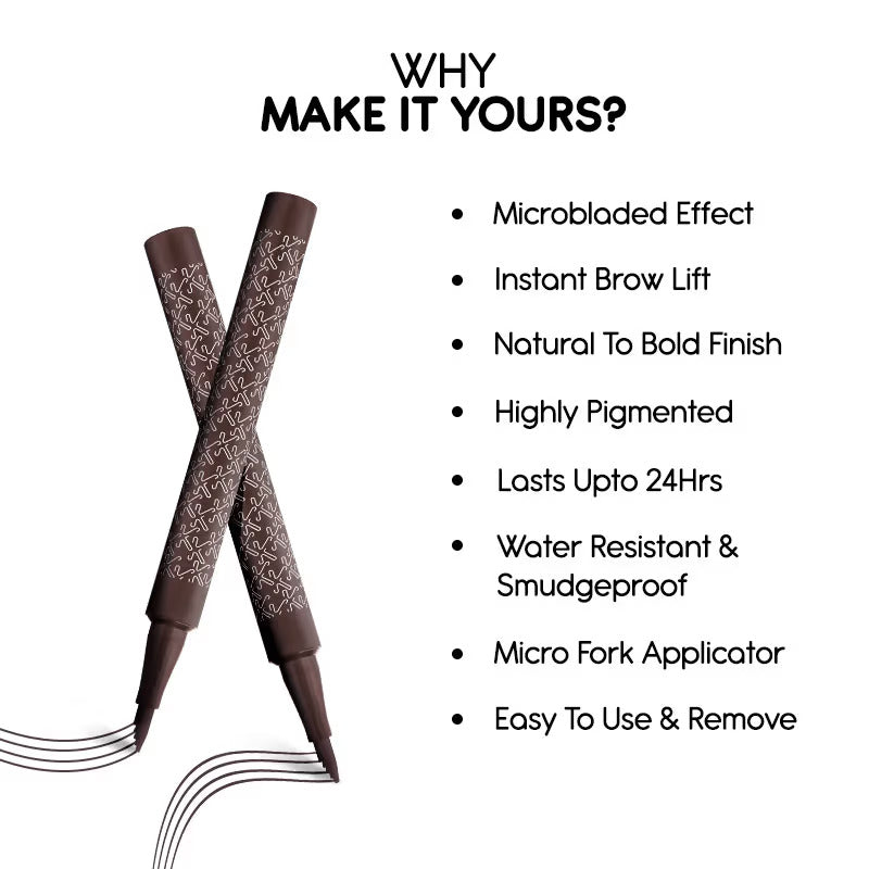 Kay Beauty Eyebrow Microblading Pen - Walnut