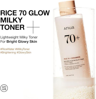 ANUA RICE 70 + Ceramide GLOW MILKY TONER 250 ML