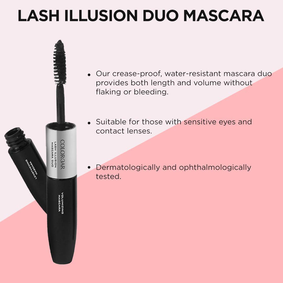 Colorbar Duo Mascara, Carbon Black, 4ml