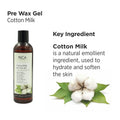 Rica Cotton Milk Pre Wax Gel Cleansing Waxing Hair Cleaning