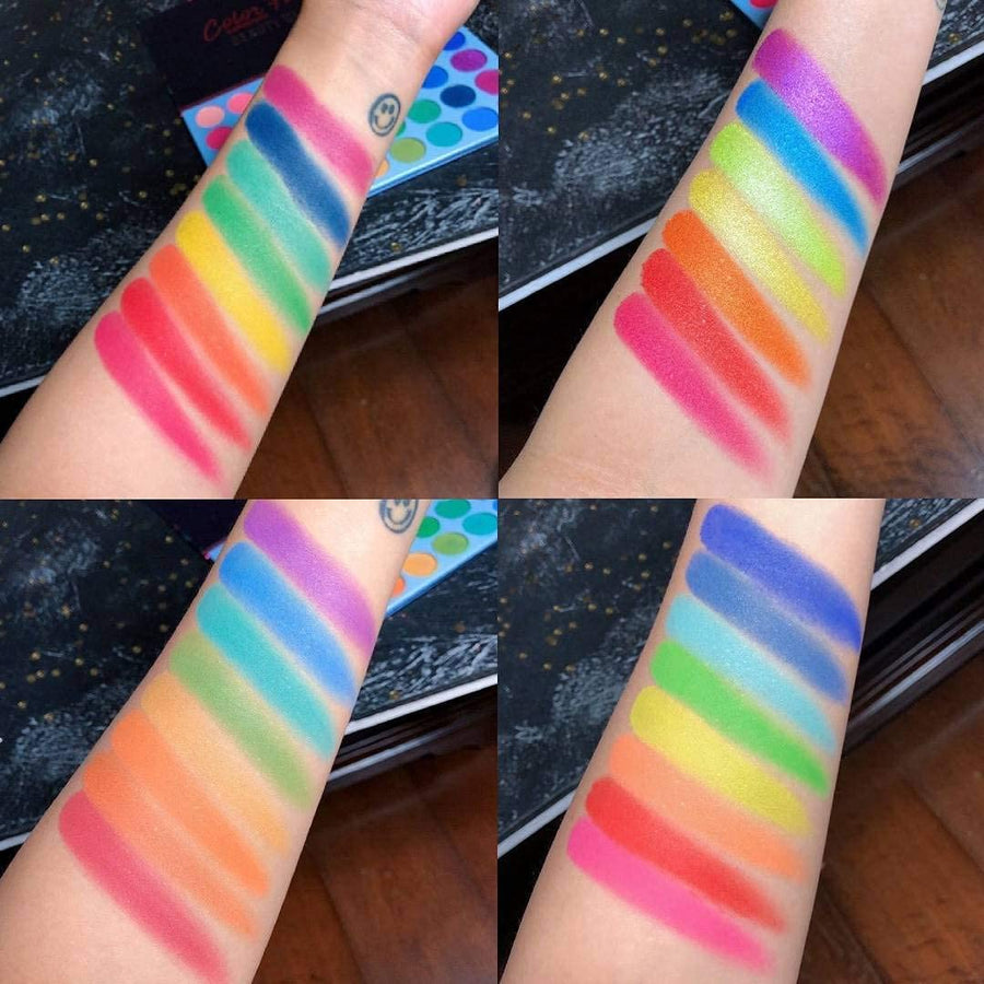 Beauty Glazed High Pigmented Makeup Palette Easy to Blend Color Fusion 39 Shades