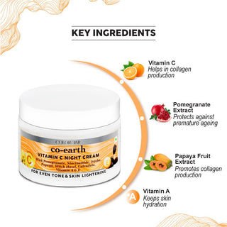 Colorbar Co-earth Vitamin C Night Cream 50g