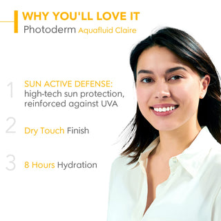 Bioderma Photoderm Aquafluide Cream Sunscreen SPF 100+ Claire - UVA Protection, 40ml