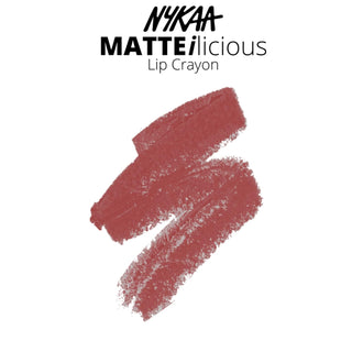 Nykaa Matte-ilicious Lip Crayon, Matte Finish