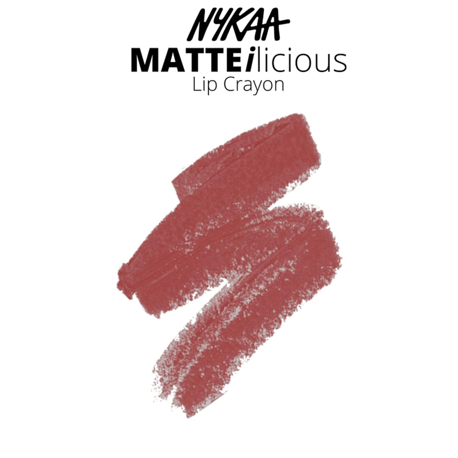 Nykaa Matte-ilicious Lip Crayon, Matte Finish