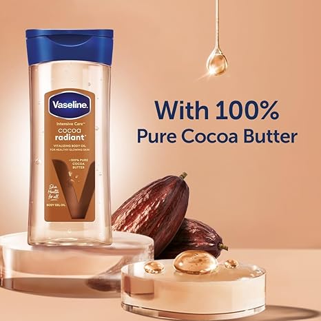 Vaseline Vaseline Intensive Care Cocoa Radiant Body Gel Oil 200ml