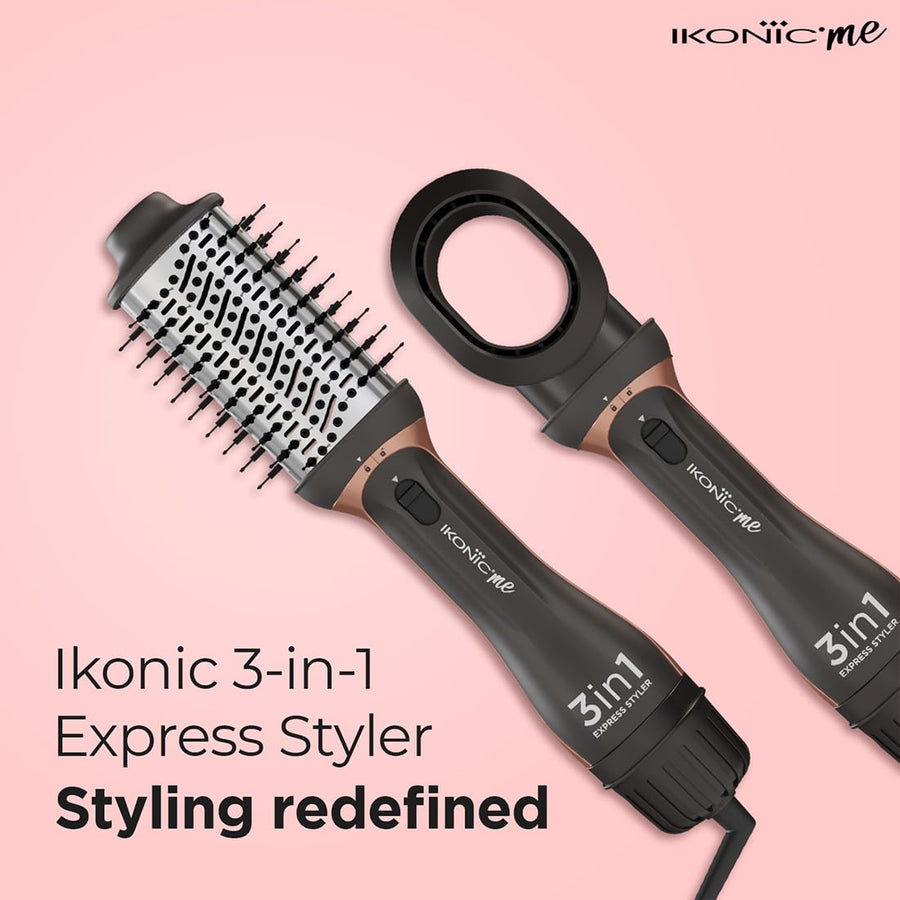Ikonic Me Professional 3 in 1 Express Styler Black