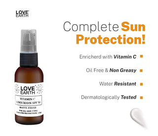 Love Earth Vitamin C Sunscreen SPF-50 50ml