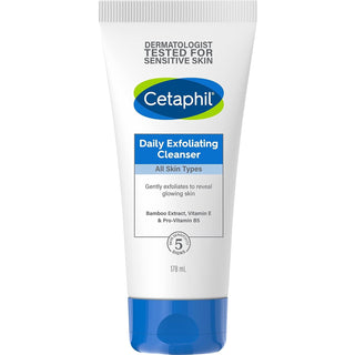 Cetaphil Face Wash Daily Exfoliating Cleanser For All Skin Types 178ML