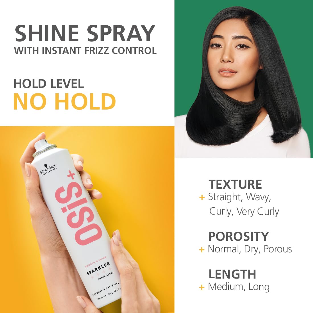 Schwarzkopf Professional Osis Sparkler Shine Hair Spray For