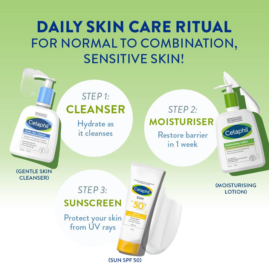 Cetaphil Moisturising Lotion For Face & Body, Normal To Combination Skin, 500 Ml