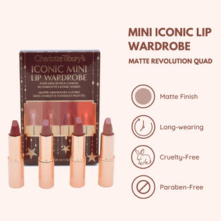 Charlotte Tilbury Mini Iconic Lip Wardrobe