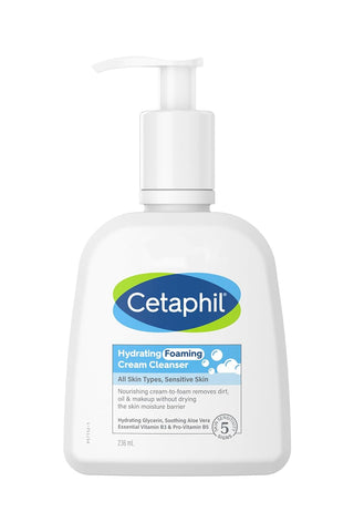 Cetaphil Hydrating Foaming Cream Cleanser 236ML