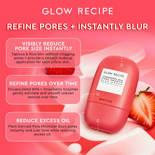 Glow Recipe Strawberry BHA Pore-Smooth Blur Drops 30ML