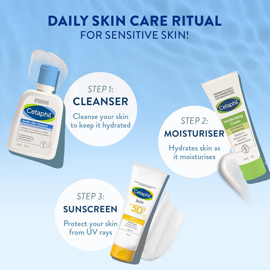 Cetaphil Face Wash Gentle Skin Cleanser 125ml