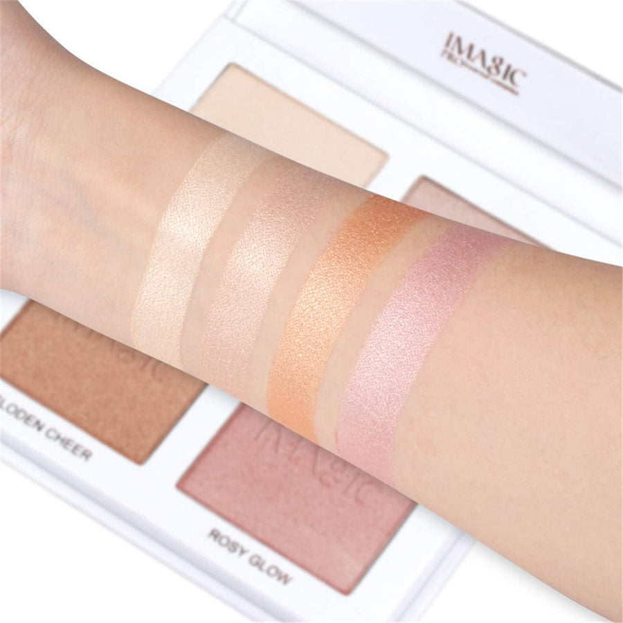 IMagic Professional Cosmetic 4 Color Highlighter Makeup Palette