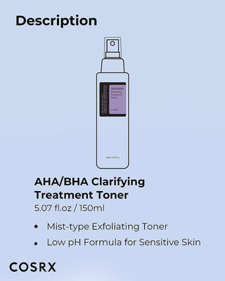 COSRX AHA/BHA Clarifying Treatment Toner 150ML