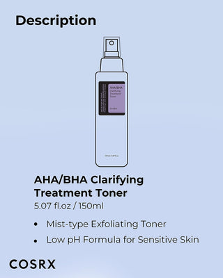 Cosrx AHA/BHA Clarifying Treatment Toner 150ML