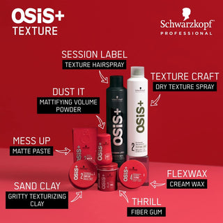Schwarzkopf Professional OSIS+ Mess Up Matte Paste For Matte & Texturized Styles