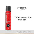 L'Oreal Paris Infaillible 3-Second Setting Mist, Transfer-proof & Waterproof Setting Spray 75ml
