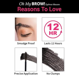 Nykaa Oh My Brow Eyebrow Mascara (Sirius Brown)