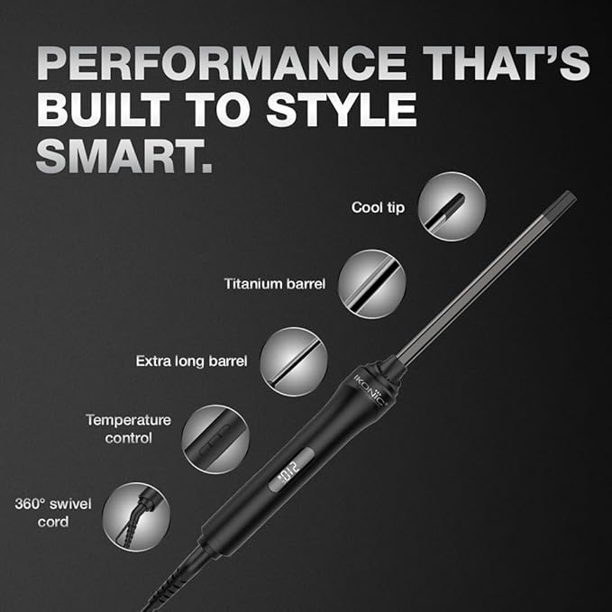 Ikonic Professional Hot Wand Curler 2.0