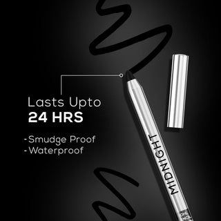 Renee Midnight Kohl Pencil - Smudgeproof and Waterproof Kajal