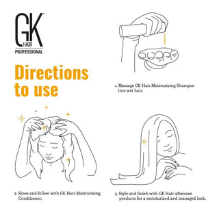 GK Hair Global Keratin Moisturizing Shampoo 300ml