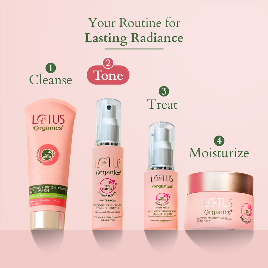 Lotus Organic Precious Brightening Toning Essence 50 ml