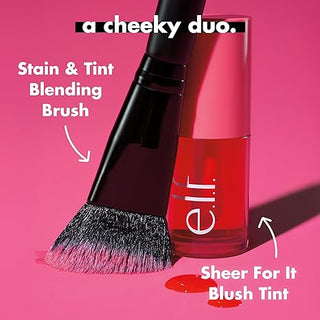 e.l.f. Sheer For It Blush Tint, Multi-Use, Long-Lasting Lip & Cheek