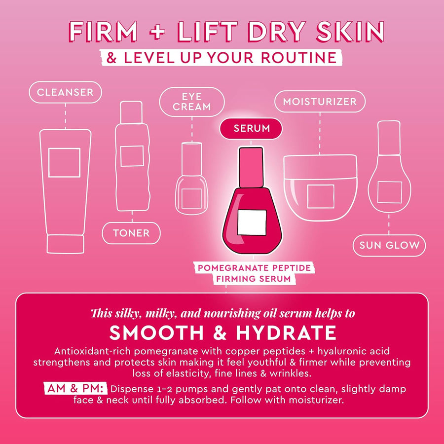 Glow Recipe Pomegranate Peptide Face Firming Serum-30ml