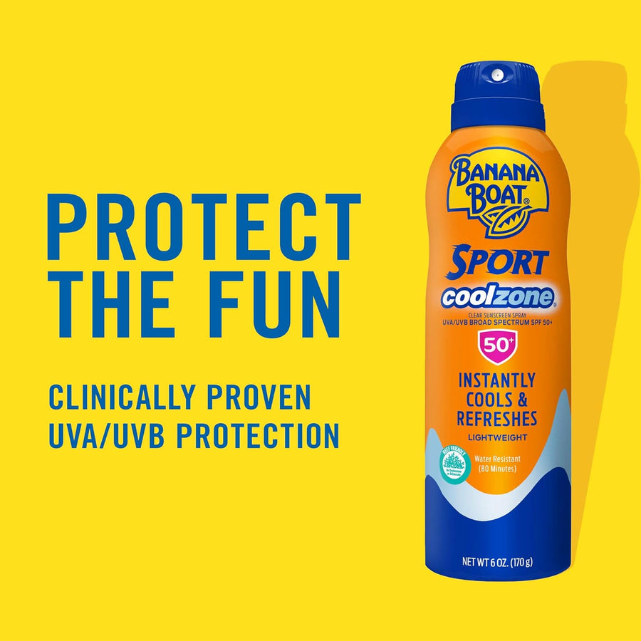 Banana Boat Sport Cool Zone Sunscreen Spray SPF 50