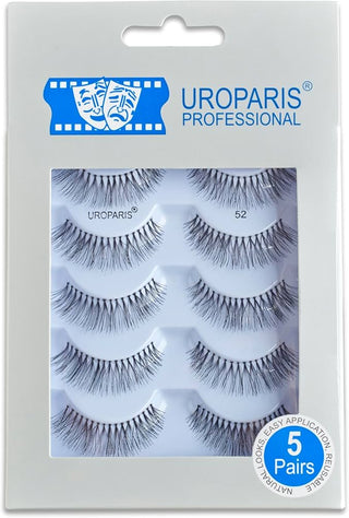 Uroparis 52 Eyelashes for Women — Pack of 5