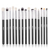 BEILI Professional Eye Sadow Eyeliner Eyebrow Makeup brushes Set 15 Pcs