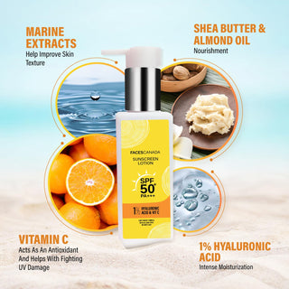 Faces Canada Sunscreen Lotion SPF 50 PA+++ , 100 ml