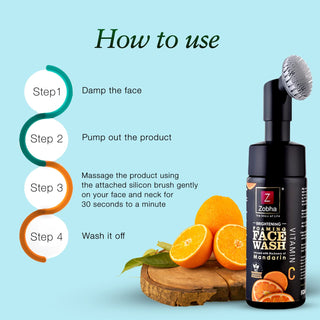 Zobha Mandarin Face Wash with Vitamin C 150ml