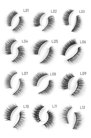 IMagic Hand Made 10 Pairs 3D Eyelashes Naturals & Soft