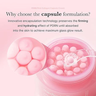 Medicube Salmon DNA PDRN Pink Collagen Capsule Cream, Face Moisturizer