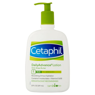 Cetaphil Daily Advance Lotion, Vitamin E & B5 for Dry Sensitive Skin 591 ml