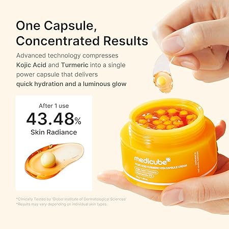 Medicube Vita A Capsule Cream with Kojic Acid & Turmeric 53gm